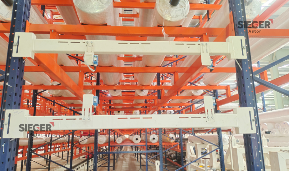 ASRS for Triple Deep Jumbo Roll Storage in West Africa