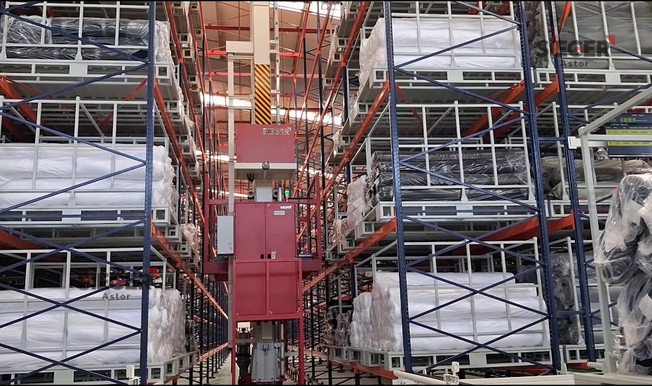 ASRS Pallet Form Storage System in Jordan